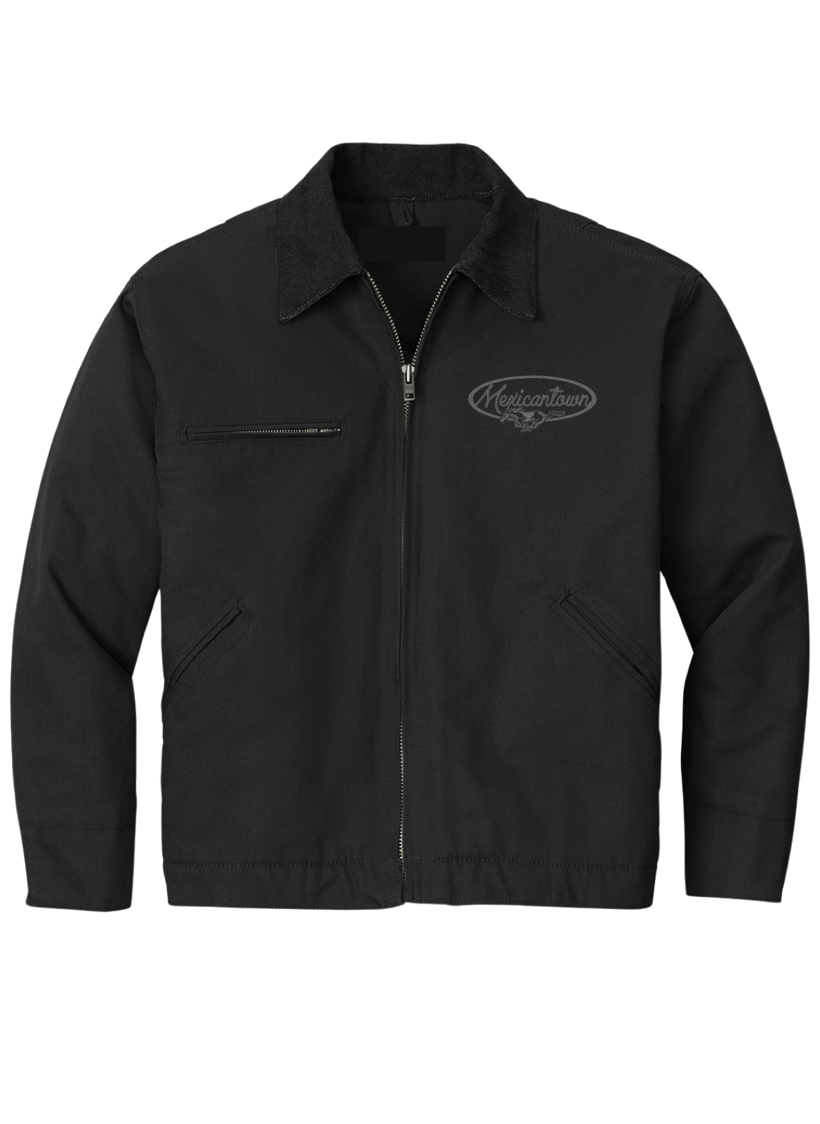 Mexicantown Blackout Charro Work Jacket – Mexicantown Flea Mexicantown Blackout Charro Work Jacket – Mexicantown Flea