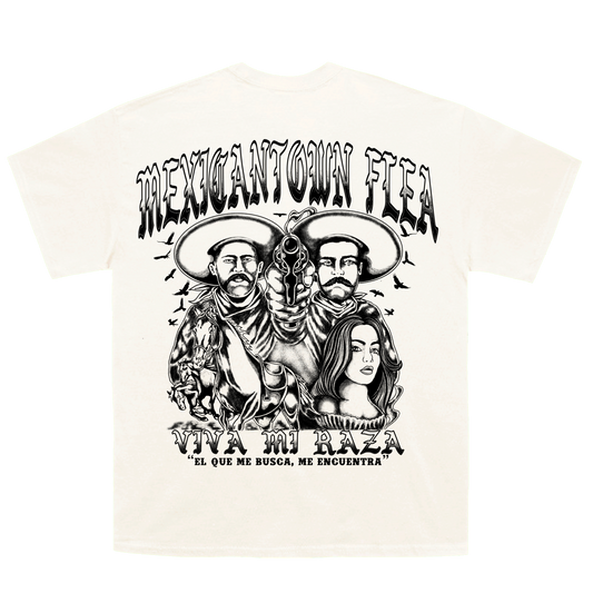 Viva Mi Raza T-Shirt - Cream