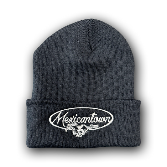 Mexicantown Charro Beanie - Black