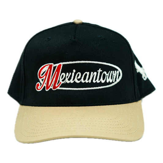 Mexicantown Trucker Hat - BLACK/TAN
