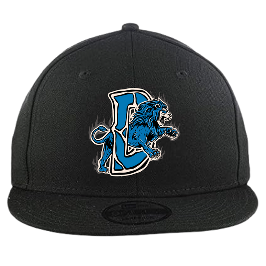 Detroit Football 2.0 New Era Snapback Hat - Black