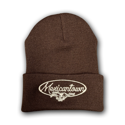 Mexicantown Charro Beanie - Brown