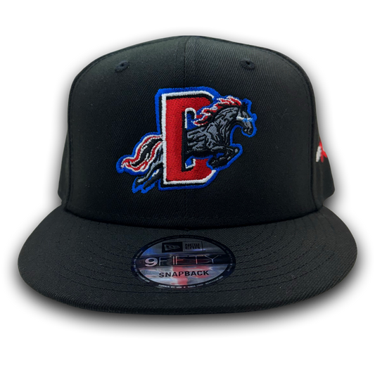 Detroit Basketball New Era Snapback Hat - Black