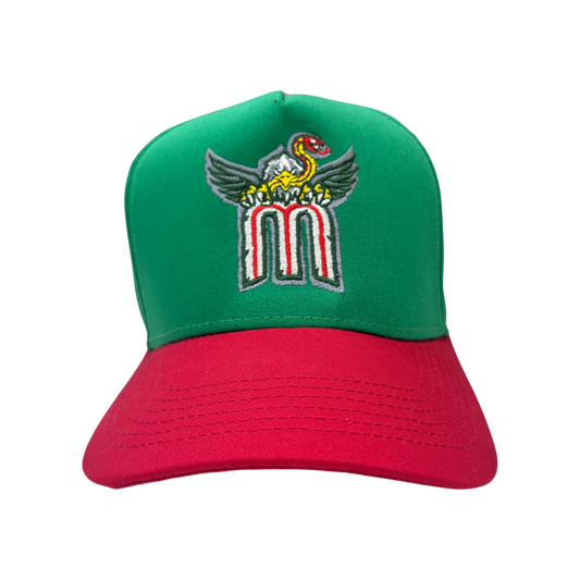MTF Baseball Hat - Green/Red